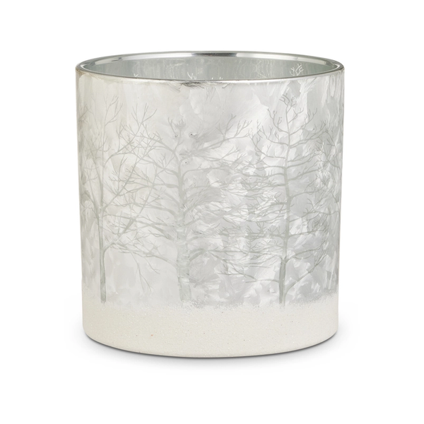 Snowy Forest Glass Container | The Christmas Loft