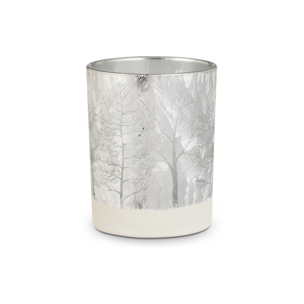 Snowy Forest Glass Container | The Christmas Loft