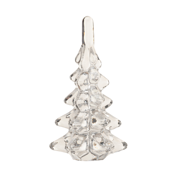 6-1/4 in Clear Glass Christmas Tree