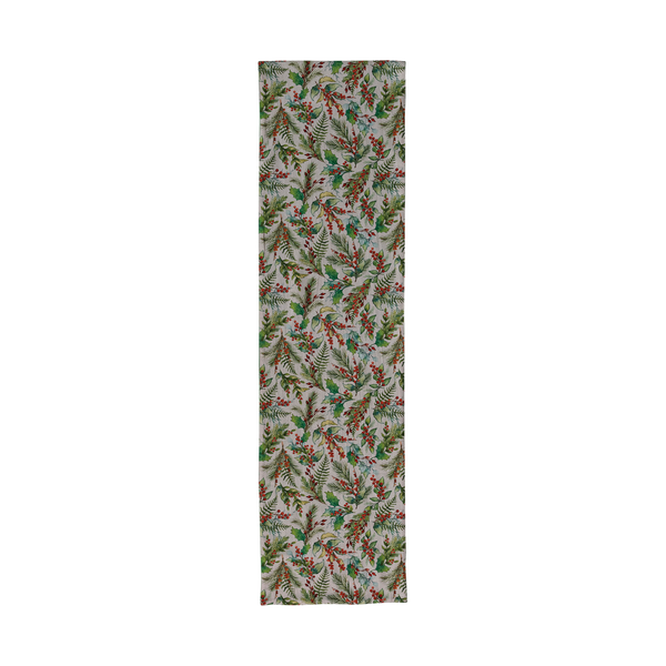 Seasonal Botanical Two-Sided Table Runner