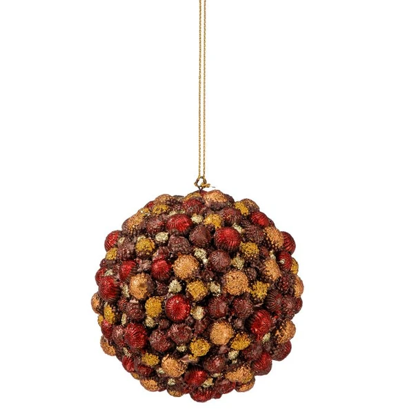 Beaded Ball Christmas Ornament