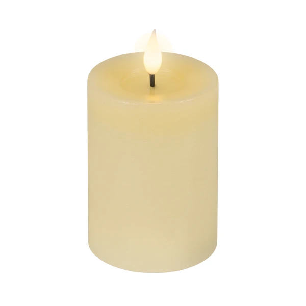 Cream Realistic Flame LED Candle