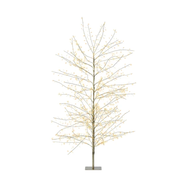 Gold Micro LED Tree with Warm White Lights