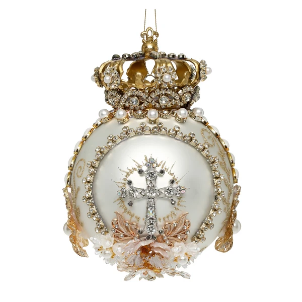 Mark Roberts Crown Jewels White Ornament