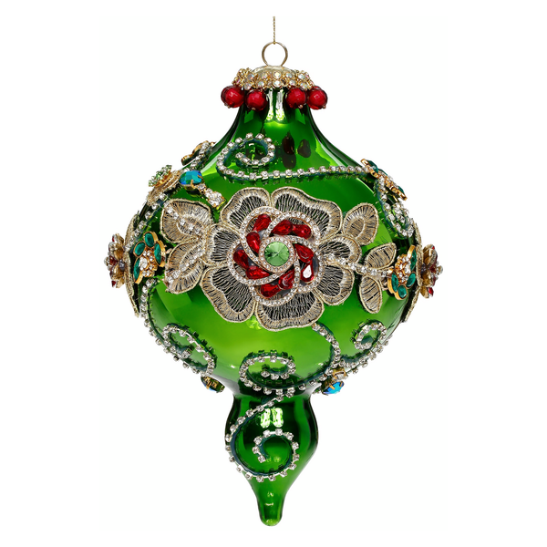 Mark Roberts Kings Jewel Green Finial Ornament