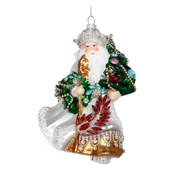 Mark Roberts Jewel and Gem Santa Ornament