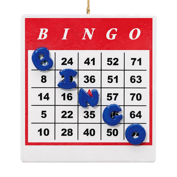 Personalized Bingo Ornament