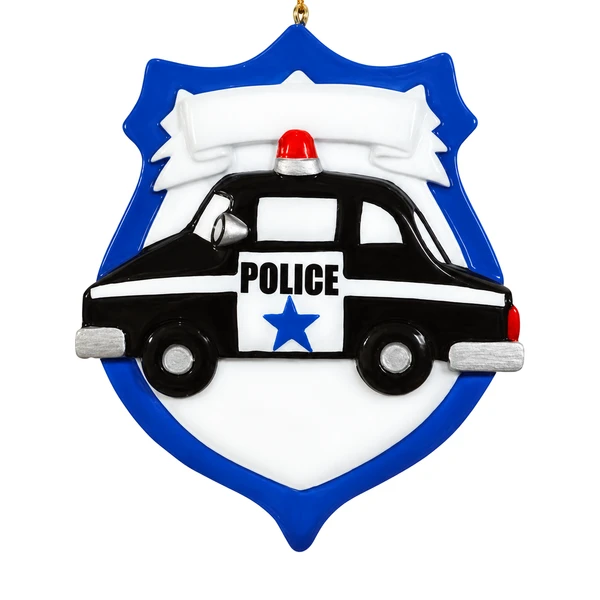 Personalized Police Emblem Ornament