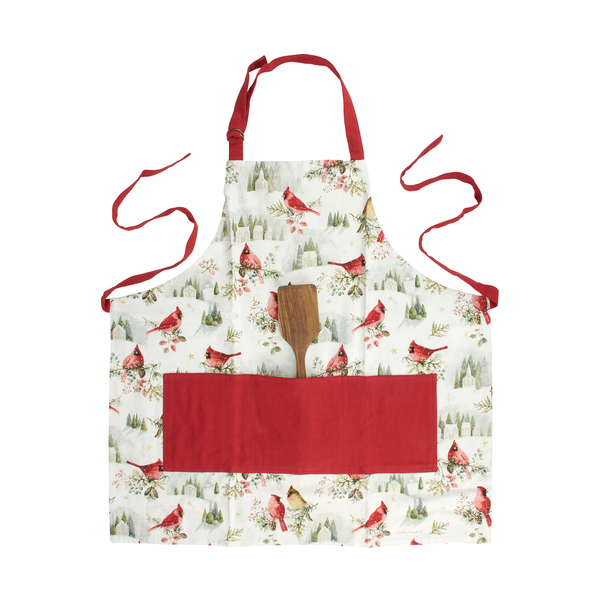Primitives By Kathy Cardinal Couple Apron