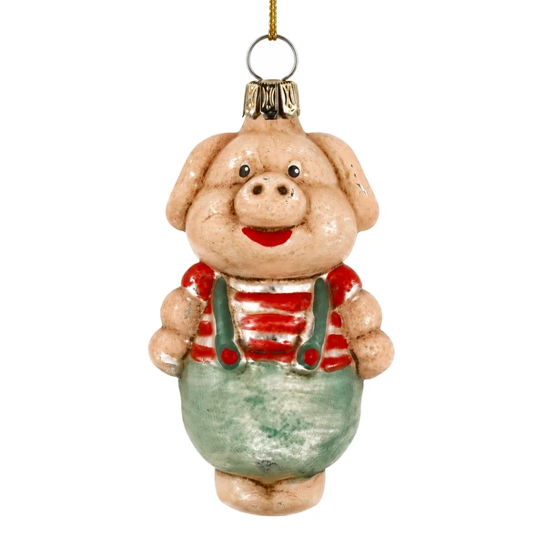Marolin Pig with Pants Ornament