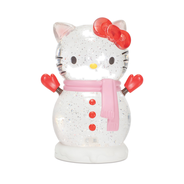 Hello Kitty Snowman Water Globe