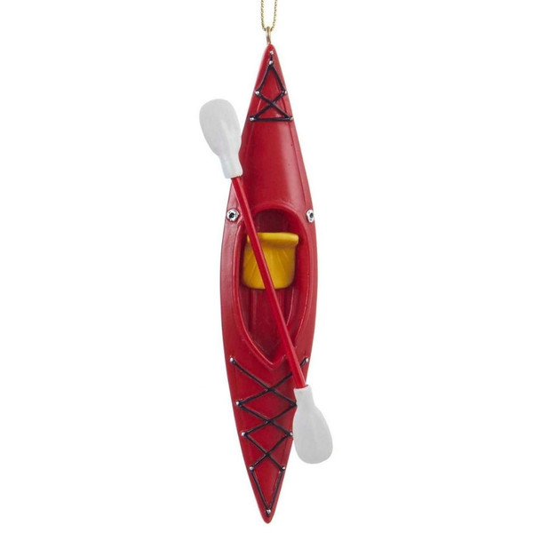 Red Kayak Ornament