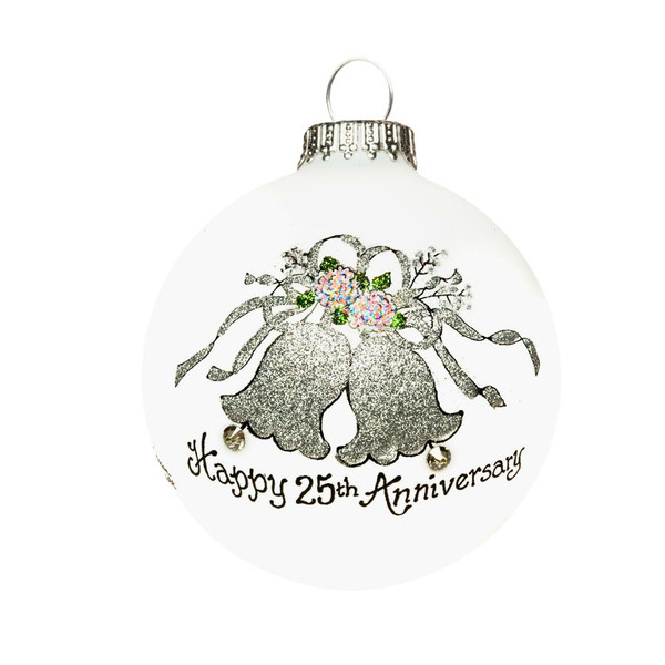 Heart Gifts by Teresa - USA Made - 25th Anniversary Ornament