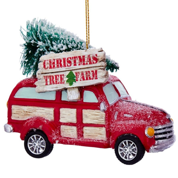 Christmas Tree Farm Truck Ornament