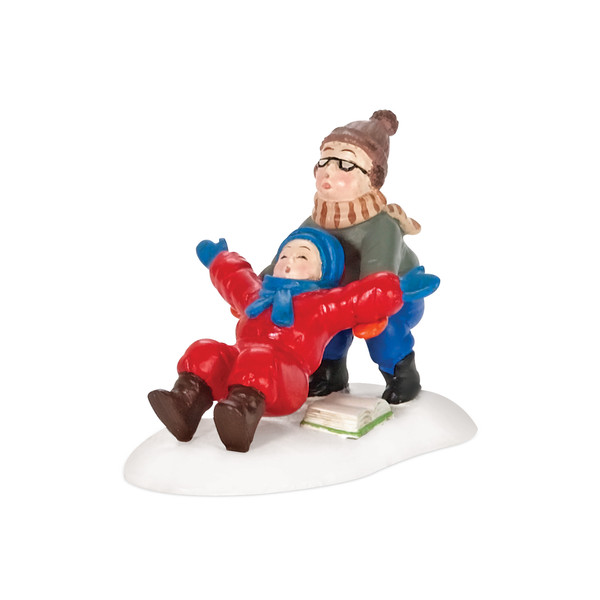 Department 56 - A Christmas Story Village Ralphie to the Rescue Accessory Figuri

