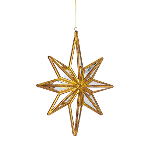10.5" Mirror Star Ornament
