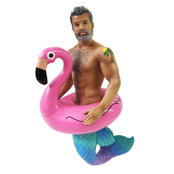 December Diamonds - Flaming Oh Merman Ornament 
