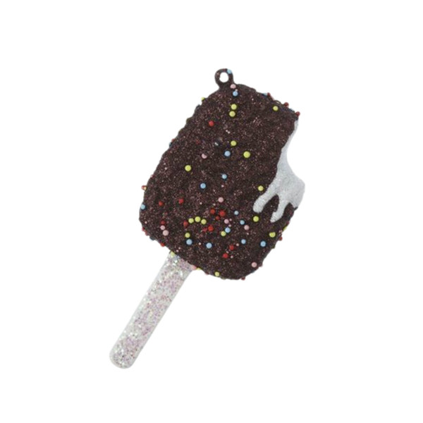 Chocolate Popsicle with Sprinkles Ornament