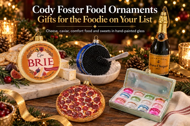 Cody Foster Food Ornaments: Gifts for the Foodie on Your List