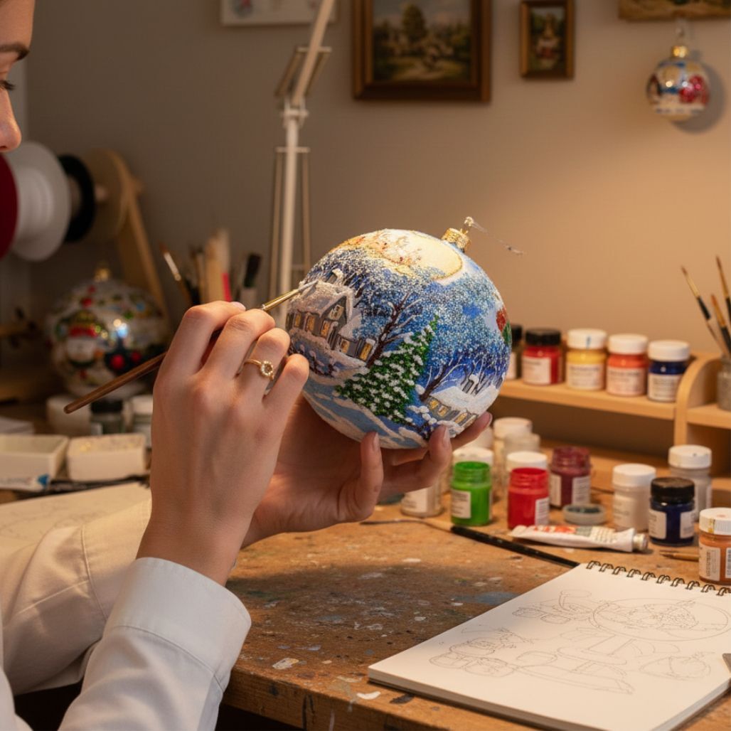 Hand painted Ornament