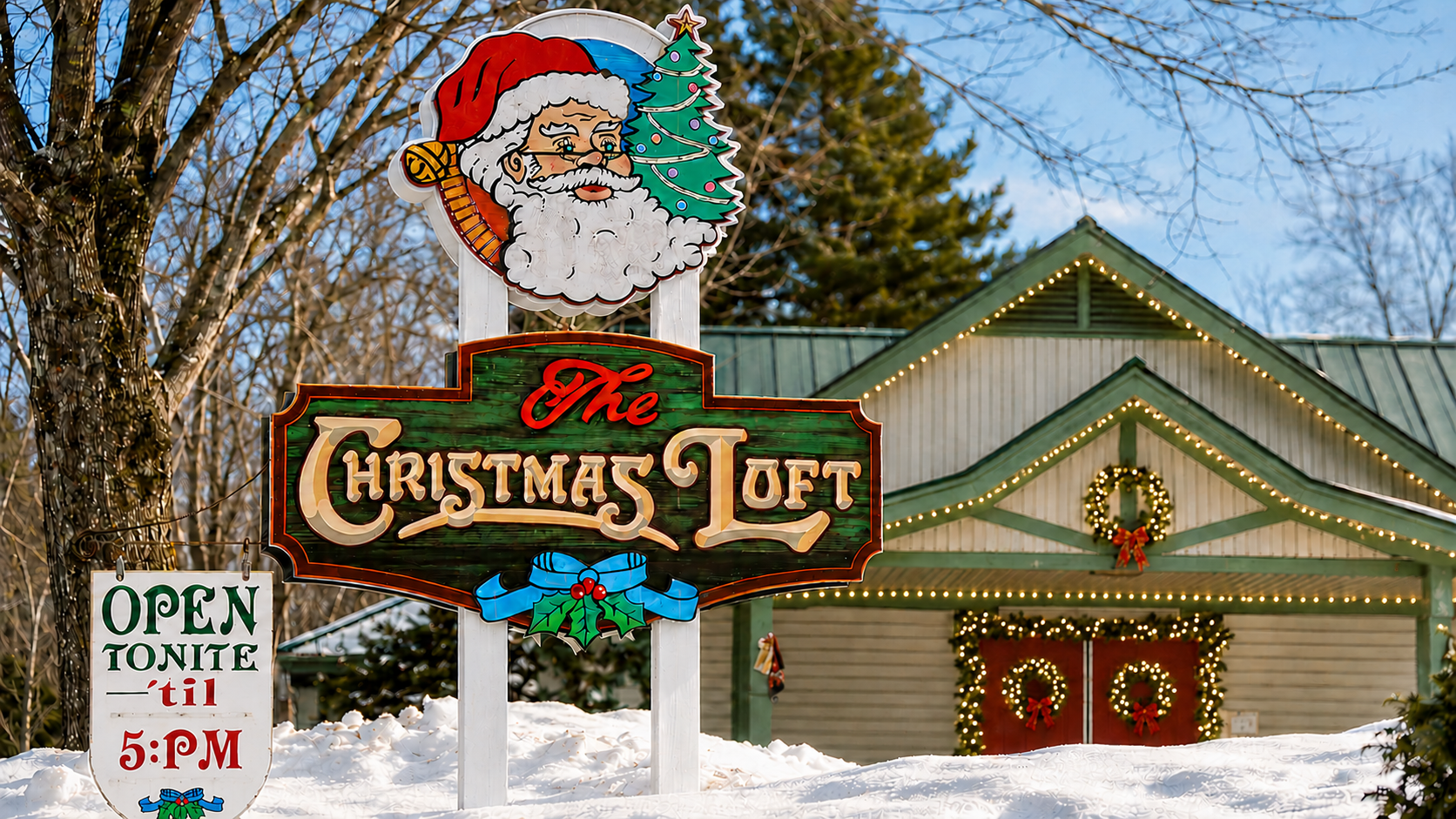 Christmas Store Exterior