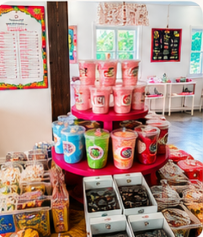 Candy shop display