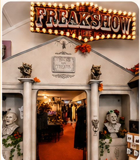 Freakshow Halloween entrance