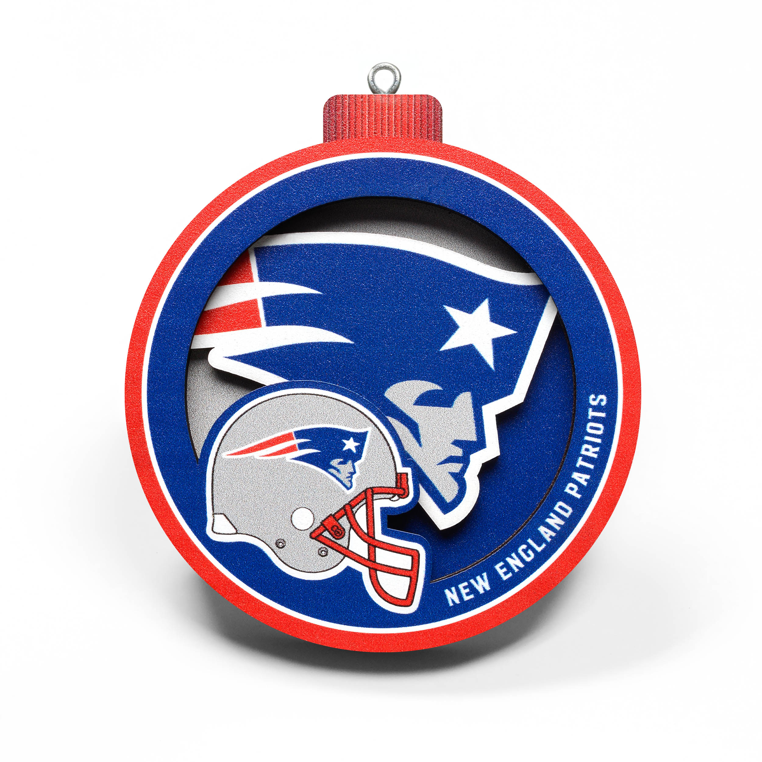 New England Patriots 3D Logo Series Ornament