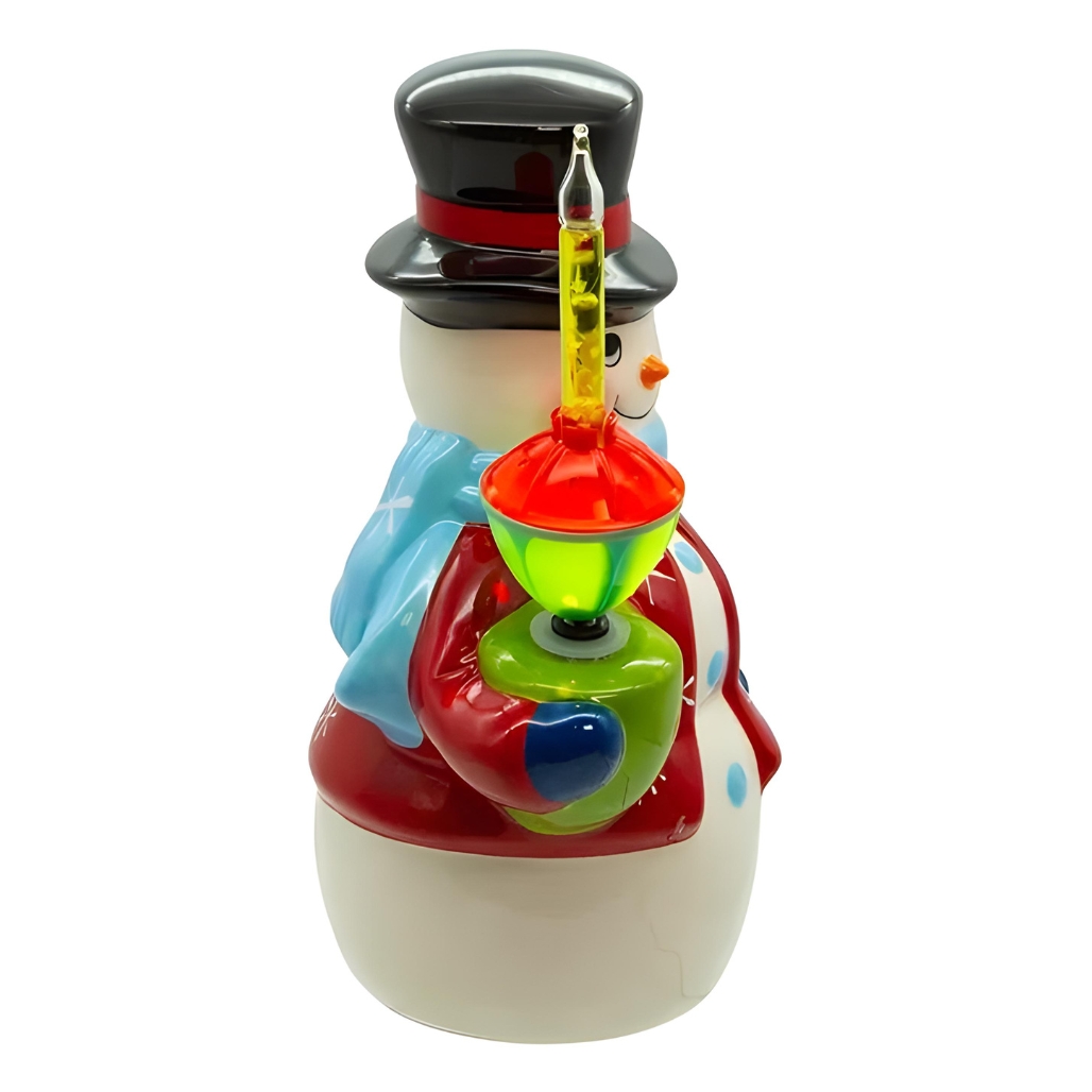 Ceramic Snowman Bubble Light