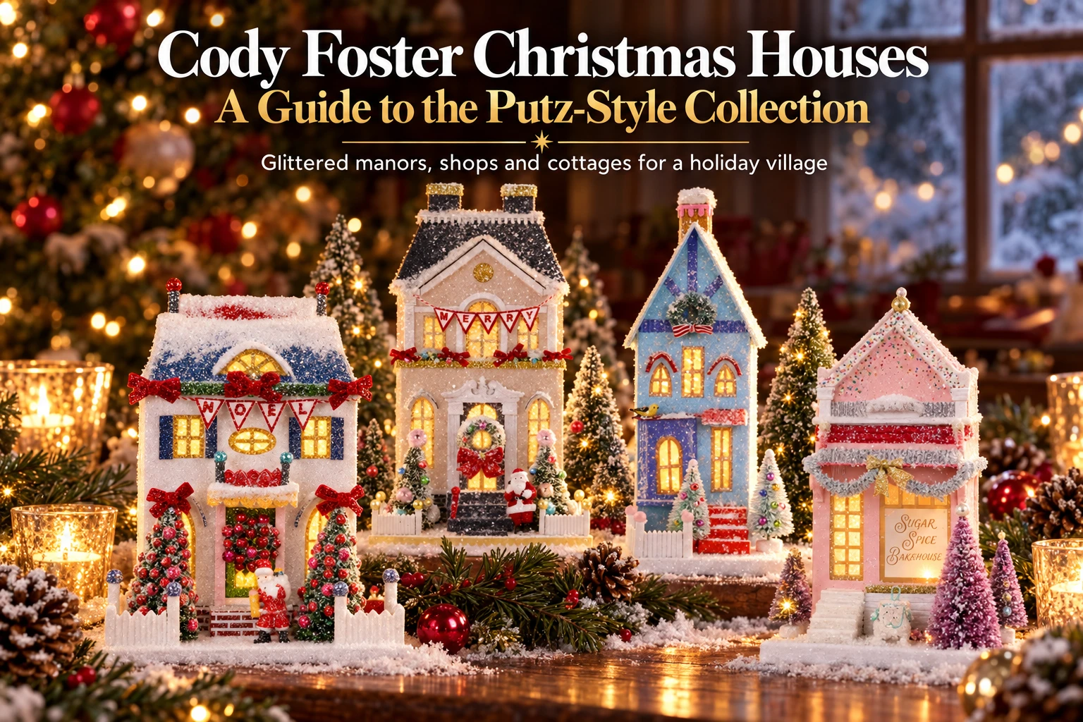 Cody Foster Christmas Houses: A Guide to the Putz-Style Collection