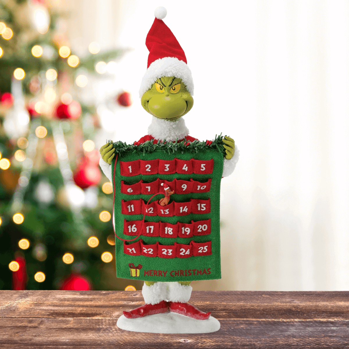 The Grinch Christmas Tree Topper Xmas Green Monster Head Hands Legs  Ornament Party Decoration Props