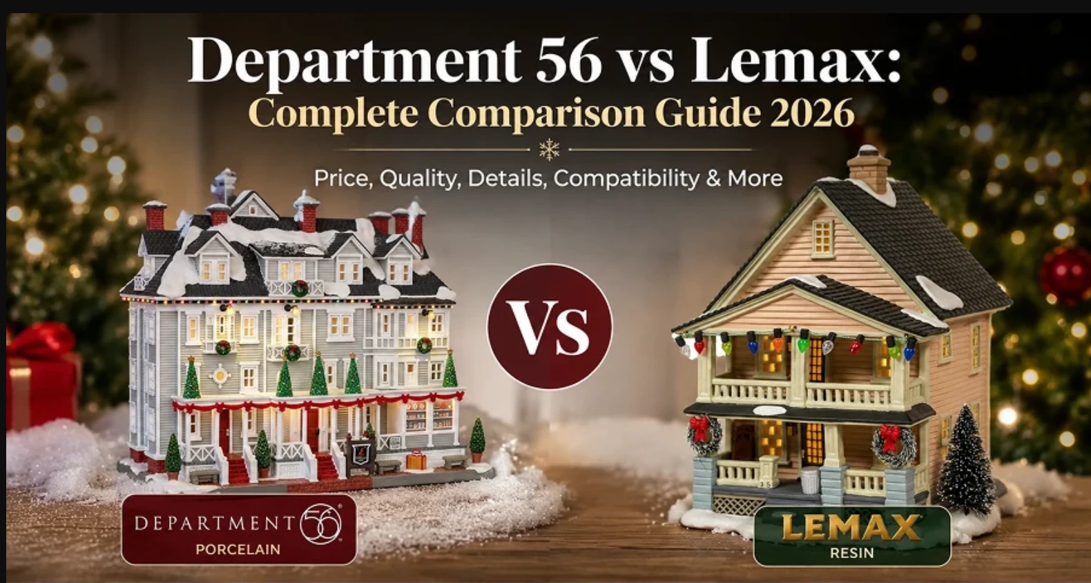  Department 56 vs Lemax: Complete Comparison Guide Dev part 2