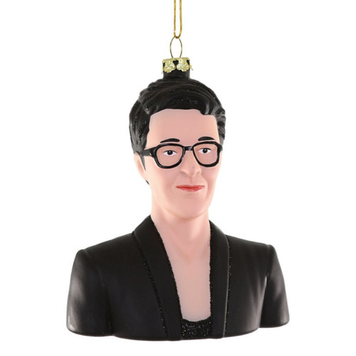 Cody Foster Glass Rachel Maddow Ornament