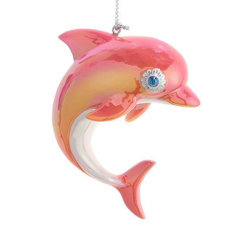 Dolphin オーシャンドルフィンピンク バルーン風船 ドルフィンピンク 吹き後約84cm単価380円