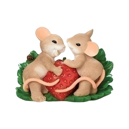ウサギ【charming tails】ネズミの置き物　7セット Amazon.com: Roman Charming Tails Mouse in Gingerbread House