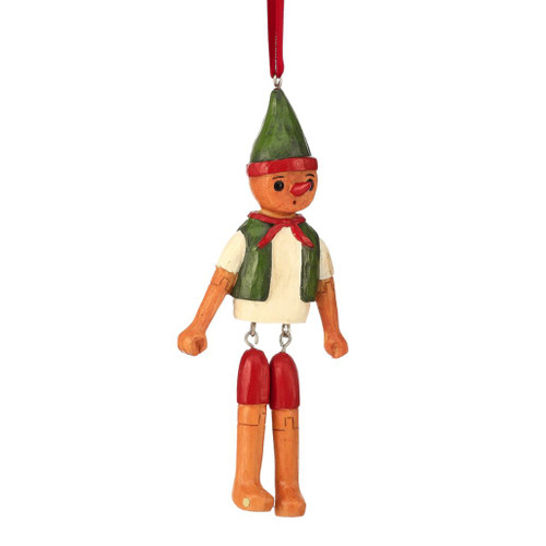 Skiing Bear With Knit Hat Ornament