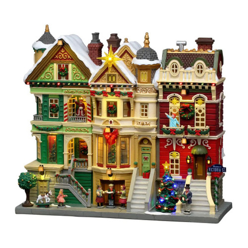 Lemax The Christmas Shoppe Facade | Lighted Resin Building