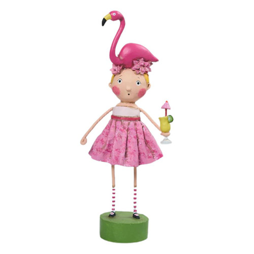 Lori Mitchell Pot Head Figurine | Spring Bloom