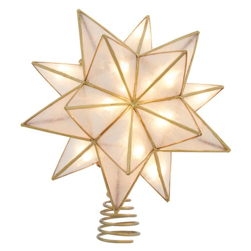 Kurt Adler Lit Celestial Sputnik Star Treetop