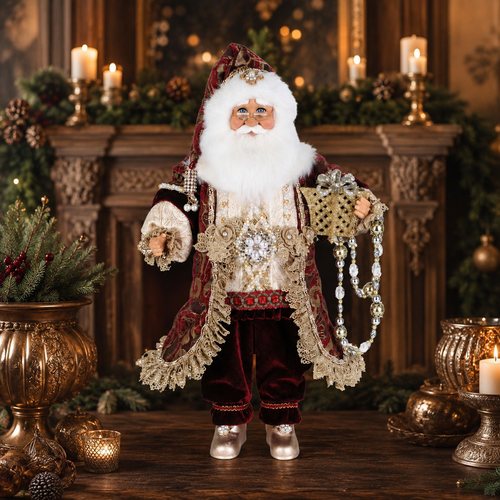 Karen Didion Santa Figurines | Luxurious Collectible Santas
