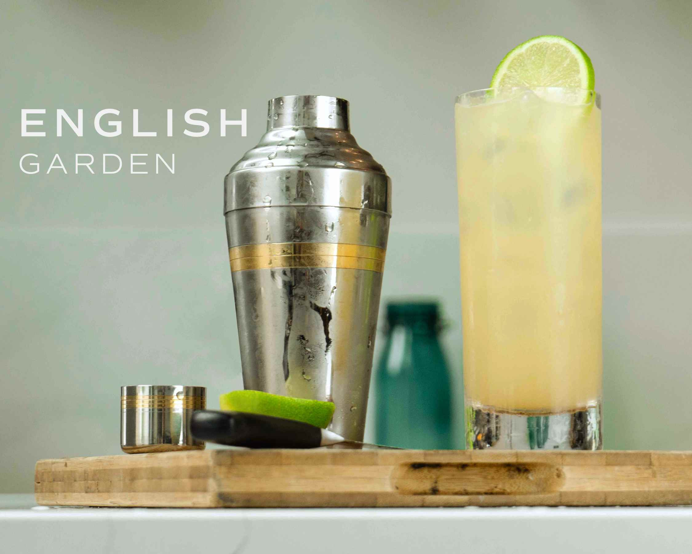 English Garden Cocktail Spirits Kiosk