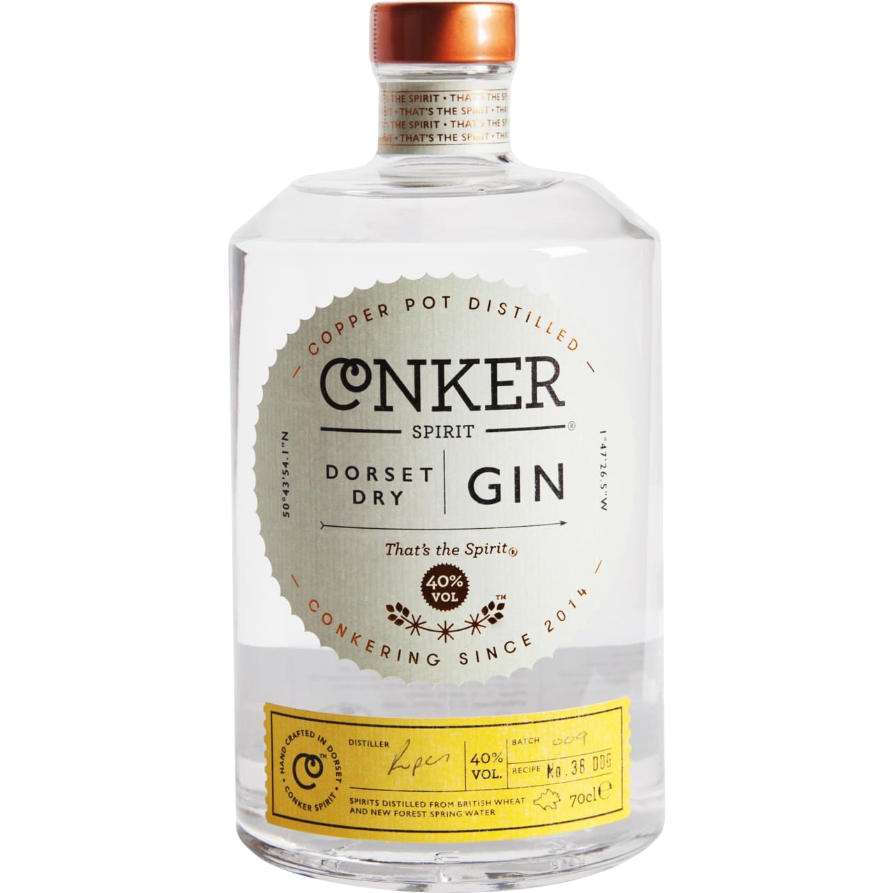 Product Image - Conker Dorset Dry Gin