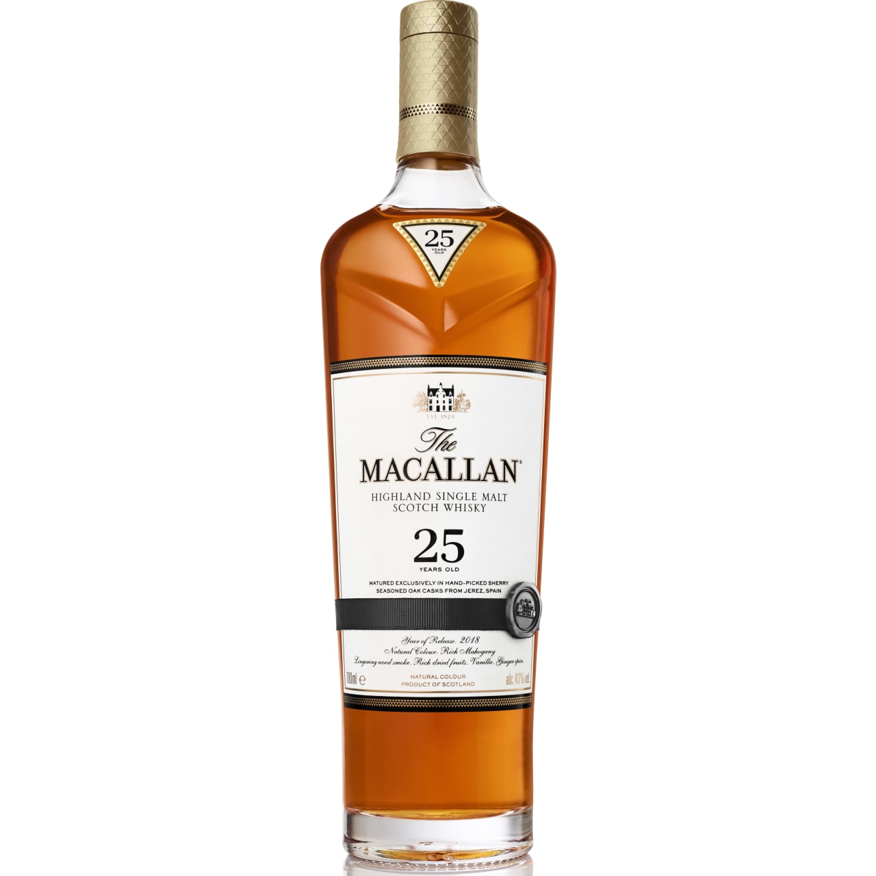 Product Image - The Macallan Sherry Oak 25 Year Old Single Malt