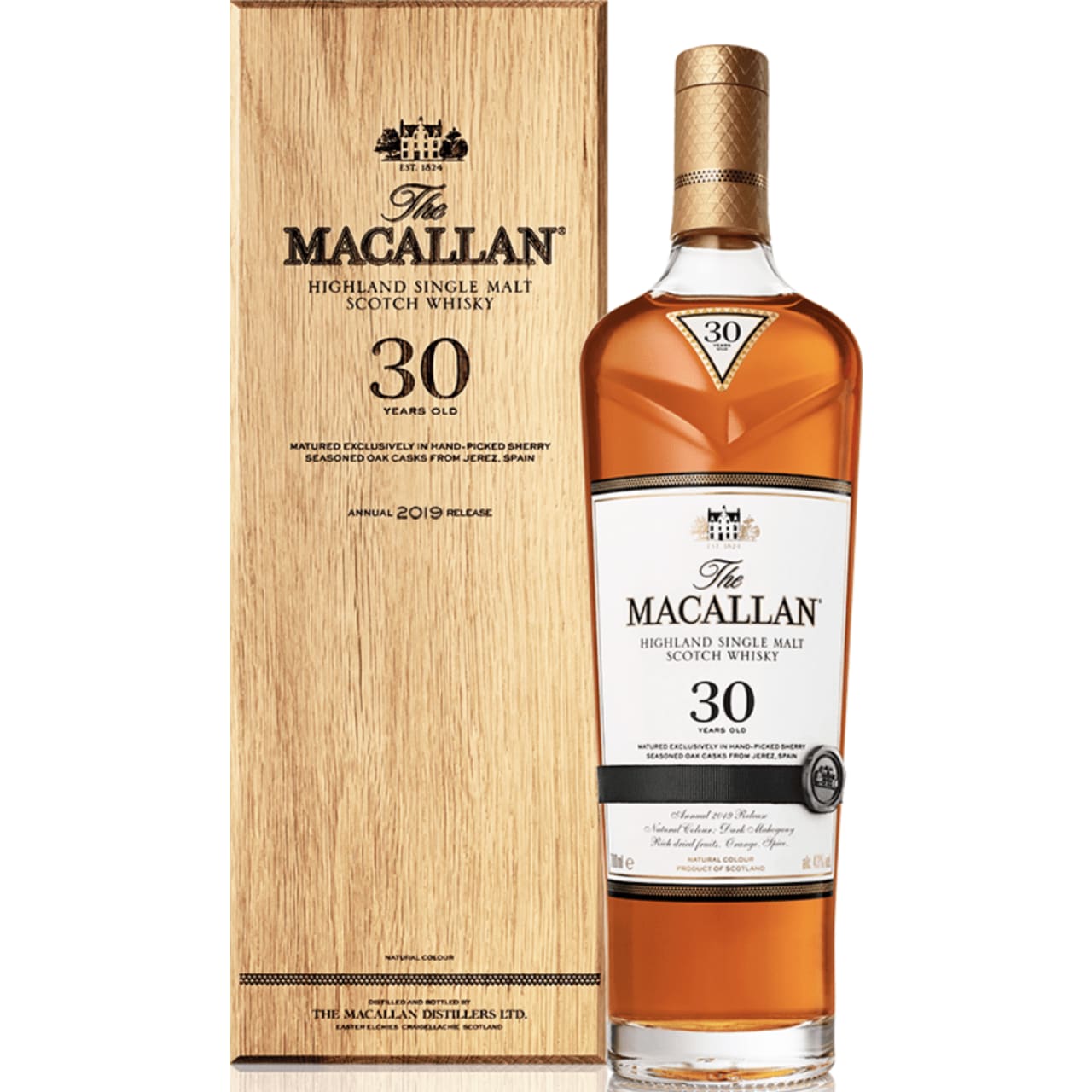 Product Image - The Macallan Sherry Oak 30 Year Old Single Malt