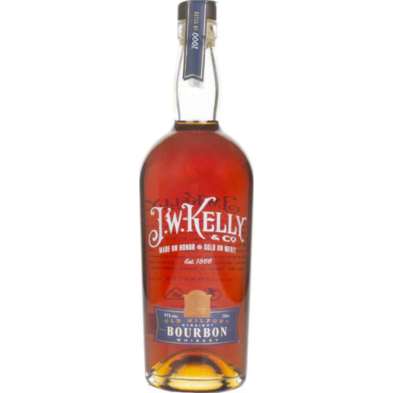 Product Image - JW Kelly Old Milford Straight Bourbon