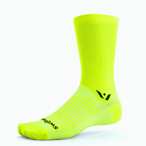 Swiftwick Aspire 7 Cycling Socks - Hi-Viz Yellow Swiftwick Aspire 7 Cycling Socks - Hi-Viz Yellow