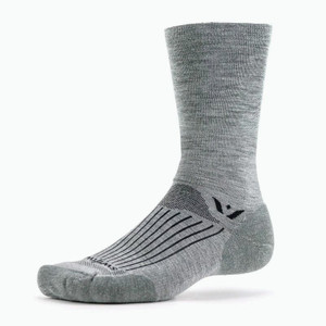 Swiftwick Pursuit 7 Merino Cycling Socks - Grey Heather Swiftwick Pursuit 7 Merino Cycling Socks - Grey Heather