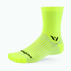 Swiftwick Aspire 5 Socks - Hi-Viz Yellow Swiftwick Aspire 5 Socks - Hi-Viz Yellow