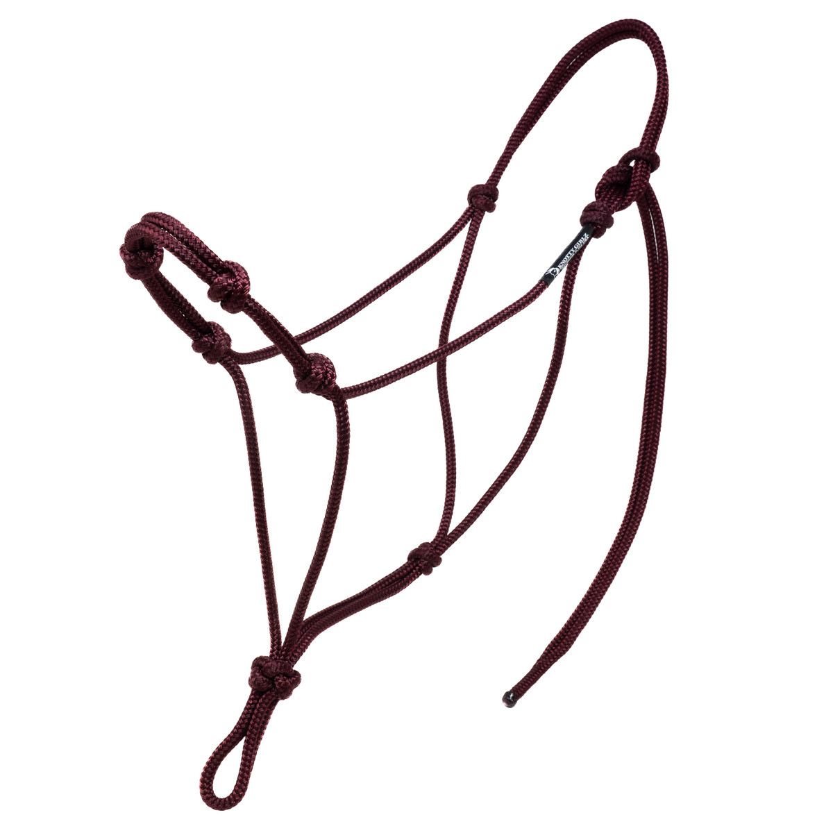4 Knot Soft Rope Halter in Burgundy 4 Knot Soft Rope Halter in Burgundy