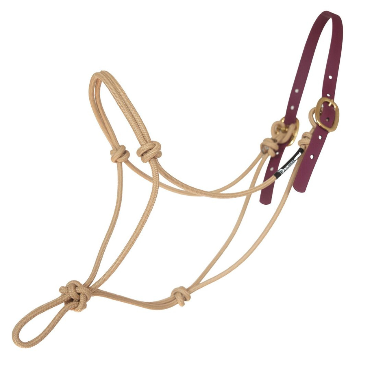 Knotty Girlz Double Quick Release Halter with Leather Crown